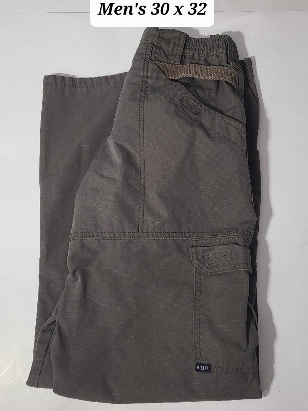 5.11 Tactical Ripstop Cargo Green Men's Pants Size 30 x 32